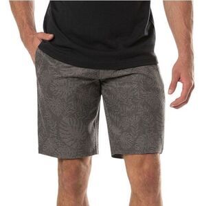 NWT Travis Mathew Go Fish Golf Shorts Sz 30 Heather Gray Palm Leaf